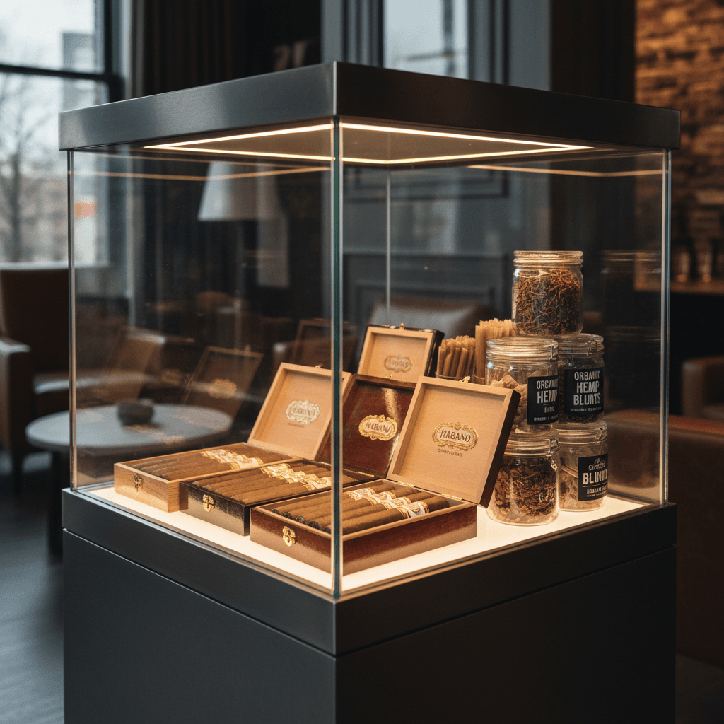 Cigars and wraps selection